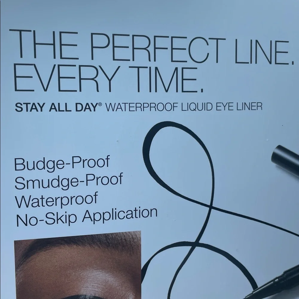 Stila Waterproof Liquid Eyeliner — Black 2 pack